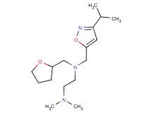 N-[(3-isopropylisoxazol-5-yl)methyl]-N',N'-dimethyl-N-(tetrahydrofuran-2-ylmethyl)ethane-1,2-diamine
