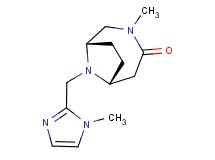 (1S*,6R*)-3-methyl-9-[(1-methyl-1H-imidazol-2-yl)methyl]-3,9-diazabicyclo[4.2.1]nonan-4-one