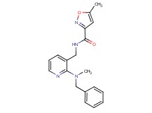 N-({2-[benzyl(methyl)amino]pyridin-3-yl}methyl)-5-methylisoxazole-3-carboxamide
