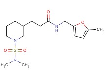3-{1-[(dimethylamino)sulfonyl]-3-piperidinyl}-N-[(5-methyl-2-furyl)methyl]propanamide