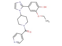 2-ethoxy-4-[1-(1-isonicotinoylpiperidin-4-yl)-1H-imidazol-2-yl]phenol