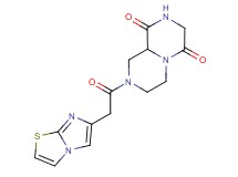 8-(imidazo[2,1-b][1,3]thiazol-6-ylacetyl)tetrahydro-2H-pyrazino[1,2-a]pyrazine-1,4(3H,6H)-dione