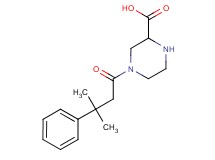 4-(3-methyl-3-phenylbutanoyl)piperazine-2-carboxylic acid