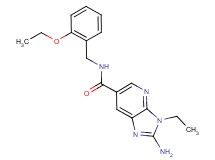 2-amino-N-(2-ethoxybenzyl)-3-ethyl-3H-imidazo[4,5-b]pyridine-6-carboxamide