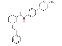 4-(4-methyl-1-piperazinyl)-N-[1-(2-phenylethyl)-3-piperidinyl]benzamide