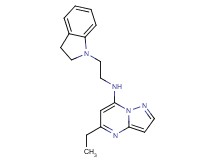 N-[2-(2,3-dihydro-1H-indol-1-yl)ethyl]-5-ethylpyrazolo[1,5-a]pyrimidin-7-amine