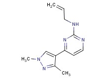 N-allyl-4-(1,3-dimethyl-1H-pyrazol-4-yl)pyrimidin-2-amine