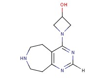 1-(6,7,8,9-tetrahydro-5H-pyrimido[4,5-d]azepin-4-yl)azetidin-3-ol