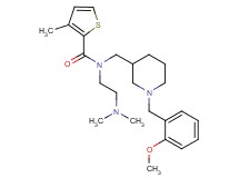 N-[2-(dimethylamino)ethyl]-N-{[1-(2-methoxybenzyl)-3-piperidinyl]methyl}-3-methyl-2-thiophenecarboxamide
