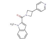 1-methyl-2-{[3-(4-pyridinyl)-1-azetidinyl]carbonyl}-1H-indole