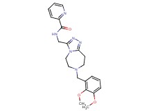 N-{[7-(2,3-dimethoxybenzyl)-6,7,8,9-tetrahydro-5H-[1,2,4]triazolo[4,3-d][1,4]diazepin-3-yl]methyl}-2-pyridinecarboxamide