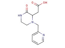 [3-oxo-1-(2-pyridinylmethyl)-2-piperazinyl]acetic acid
