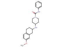 4-[(7-methoxy-1,2,3,4-tetrahydronaphthalen-2-yl)amino]-N-phenylpiperidine-1-carboxamide