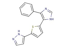 5-[5-(4-phenyl-1H-imidazol-5-yl)-2-thienyl]-1H-pyrazole