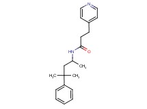 N-(1,3-dimethyl-3-phenylbutyl)-3-pyridin-4-ylpropanamide