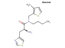 (2S)-2-amino-N-butyl-N-[(3-methyl-2-thienyl)methyl]-3-(1,3-thiazol-4-yl)propanamide
