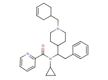 N-{1-[1-(3-cyclohexen-1-ylmethyl)-4-piperidinyl]-2-phenylethyl}-N-cyclopropyl-2-pyridinecarboxamide