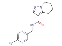 N-[(5-methylpyrazin-2-yl)methyl]-4,5,6,7-tetrahydropyrazolo[1,5-a]pyridine-3-carboxamide