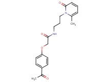 2-(4-acetylphenoxy)-N-[3-(6-methyl-2-oxopyridin-1(2H)-yl)propyl]acetamide