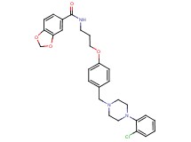 N-[3-(4-{[4-(2-chlorophenyl)-1-piperazinyl]methyl}phenoxy)propyl]-1,3-benzodioxole-5-carboxamide