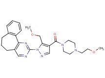 2-[4-{[4-(2-methoxyethyl)-1-piperazinyl]carbonyl}-5-(methoxymethyl)-1H-pyrazol-1-yl]-6,7-dihydro-5H-benzo[6,7]cyclohepta[1,2-d]pyrimidine