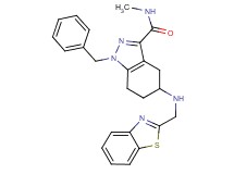 5-[(1,3-benzothiazol-2-ylmethyl)amino]-1-benzyl-N-methyl-4,5,6,7-tetrahydro-1H-indazole-3-carboxamide