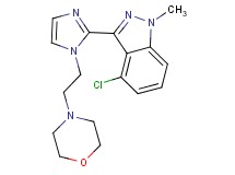4-chloro-1-methyl-3-[1-(2-morpholin-4-ylethyl)-1H-imidazol-2-yl]-1H-indazole
