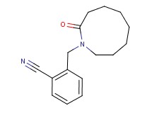 2-[(2-oxoazonan-1-yl)methyl]benzonitrile
