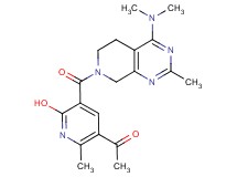 1-(5-{[4-(dimethylamino)-2-methyl-5,8-dihydropyrido[3,4-d]pyrimidin-7(6H)-yl]carbonyl}-6-hydroxy-2-methyl-3-pyridinyl)ethanone