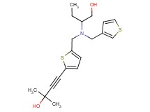 4-(5-{[[1-(hydroxymethyl)propyl](3-thienylmethyl)amino]methyl}-2-thienyl)-2-methylbut-3-yn-2-ol
