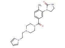 1-[2-methyl-5-({4-[2-(1H-pyrrol-1-yl)ethyl]-1-piperazinyl}carbonyl)phenyl]-2-imidazolidinone
