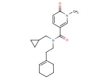 N-(2-cyclohex-1-en-1-ylethyl)-N-(cyclopropylmethyl)-1-methyl-6-oxo-1,6-dihydropyridine-3-carboxamide