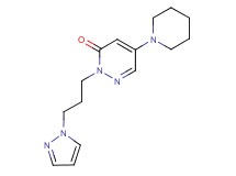 5-piperidin-1-yl-2-[3-(1H-pyrazol-1-yl)propyl]pyridazin-3(2H)-one