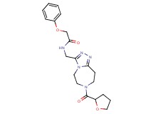 2-phenoxy-N-{[7-(tetrahydro-2-furanylcarbonyl)-6,7,8,9-tetrahydro-5H-[1,2,4]triazolo[4,3-d][1,4]diazepin-3-yl]methyl}acetamide