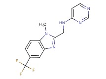 N-{[1-methyl-5-(trifluoromethyl)-1H-benzimidazol-2-yl]methyl}pyrimidin-4-amine