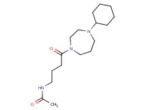N-[4-(4-cyclohexyl-1,4-diazepan-1-yl)-4-oxobutyl]acetamide