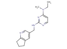 N~2~-(6,7-dihydro-5H-cyclopenta[b]pyridin-3-ylmethyl)-N~4~-ethyl-N~4~-methylpyrimidine-2,4-diamine