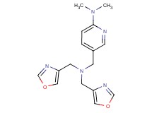 5-{[bis(1,3-oxazol-4-ylmethyl)amino]methyl}-N,N-dimethylpyridin-2-amine