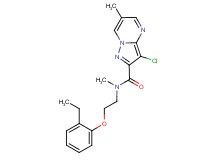 3-chloro-N-[2-(2-ethylphenoxy)ethyl]-N,6-dimethylpyrazolo[1,5-a]pyrimidine-2-carboxamide