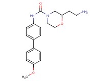 2-(2-aminoethyl)-N-(4'-methoxy-4-biphenylyl)-4-morpholinecarboxamide hydrochloride