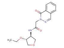 N-[(3S*,4R*)-4-ethoxytetrahydro-3-furanyl]-2-(1-oxo-2(1H)-phthalazinyl)acetamide