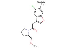 (2R)-1-[(5-chloro-6-methyl-1-benzofuran-3-yl)acetyl]-2-(methoxymethyl)pyrrolidine