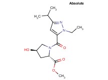 methyl (2S,4R)-1-[(1-ethyl-3-isopropyl-1H-pyrazol-5-yl)carbonyl]-4-hydroxypyrrolidine-2-carboxylate