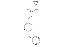 N-cyclopropyl-3-[1-(4-pyridinylmethyl)-4-piperidinyl]propanamide