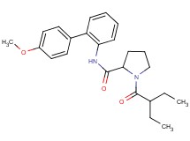 1-(2-ethylbutanoyl)-N-(4'-methoxy-2-biphenylyl)prolinamide