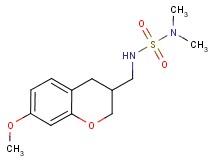 N'-[(7-methoxy-3,4-dihydro-2H-chromen-3-yl)methyl]-N,N-dimethylsulfamide