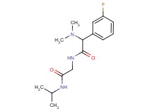 N~2~-[(dimethylamino)(3-fluorophenyl)acetyl]-N~1~-isopropylglycinamide