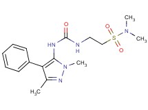 2-({[(1,3-dimethyl-4-phenyl-1H-pyrazol-5-yl)amino]carbonyl}amino)-N,N-dimethylethanesulfonamide
