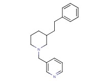 3-{[3-(2-phenylethyl)-1-piperidinyl]methyl}pyridine