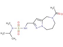N'-[(5-acetyl-5,6,7,8-tetrahydro-4H-pyrazolo[1,5-a][1,4]diazepin-2-yl)methyl]-N-isopropyl-N-methylsulfamide